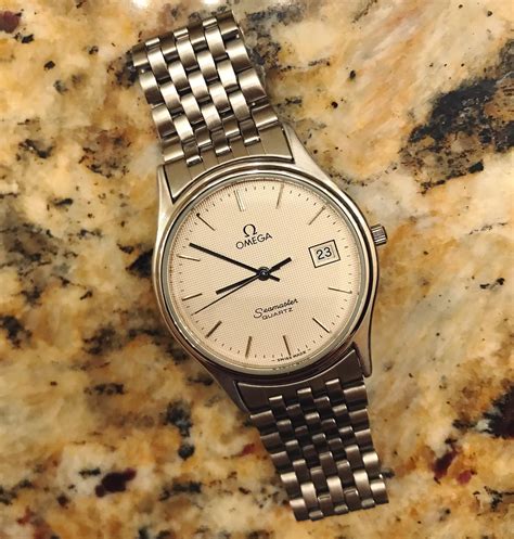 1982 omega de ville quartz watch|1980s omega quartz seamaster watches.